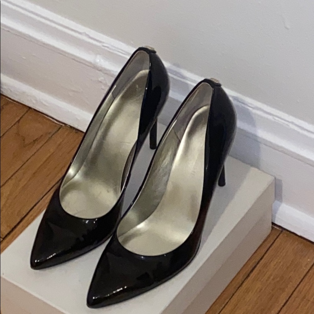 Ivanka Trump Black Patent Stilettos